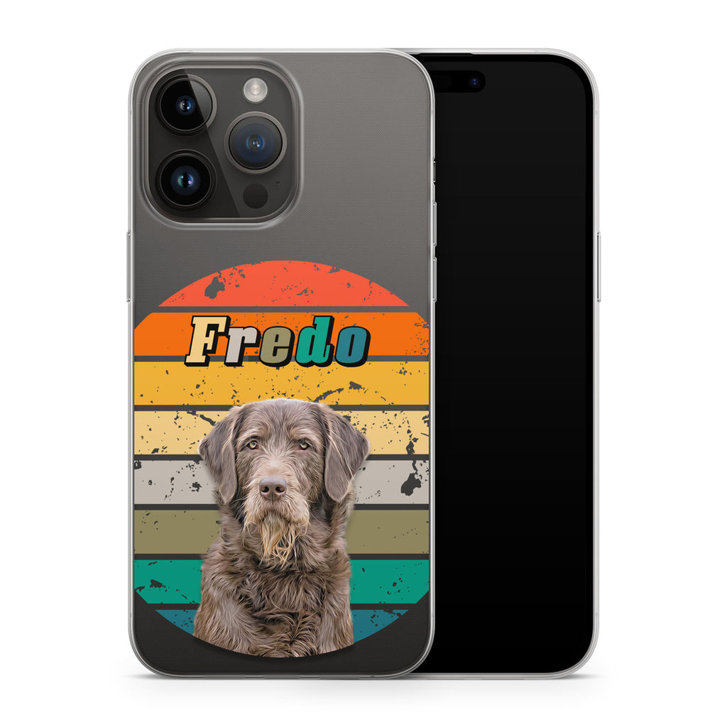 Personalisierte IPhone Hülle Mit Haustierfoto & Namen – Klare TPU-Hülle Für IPhone 15